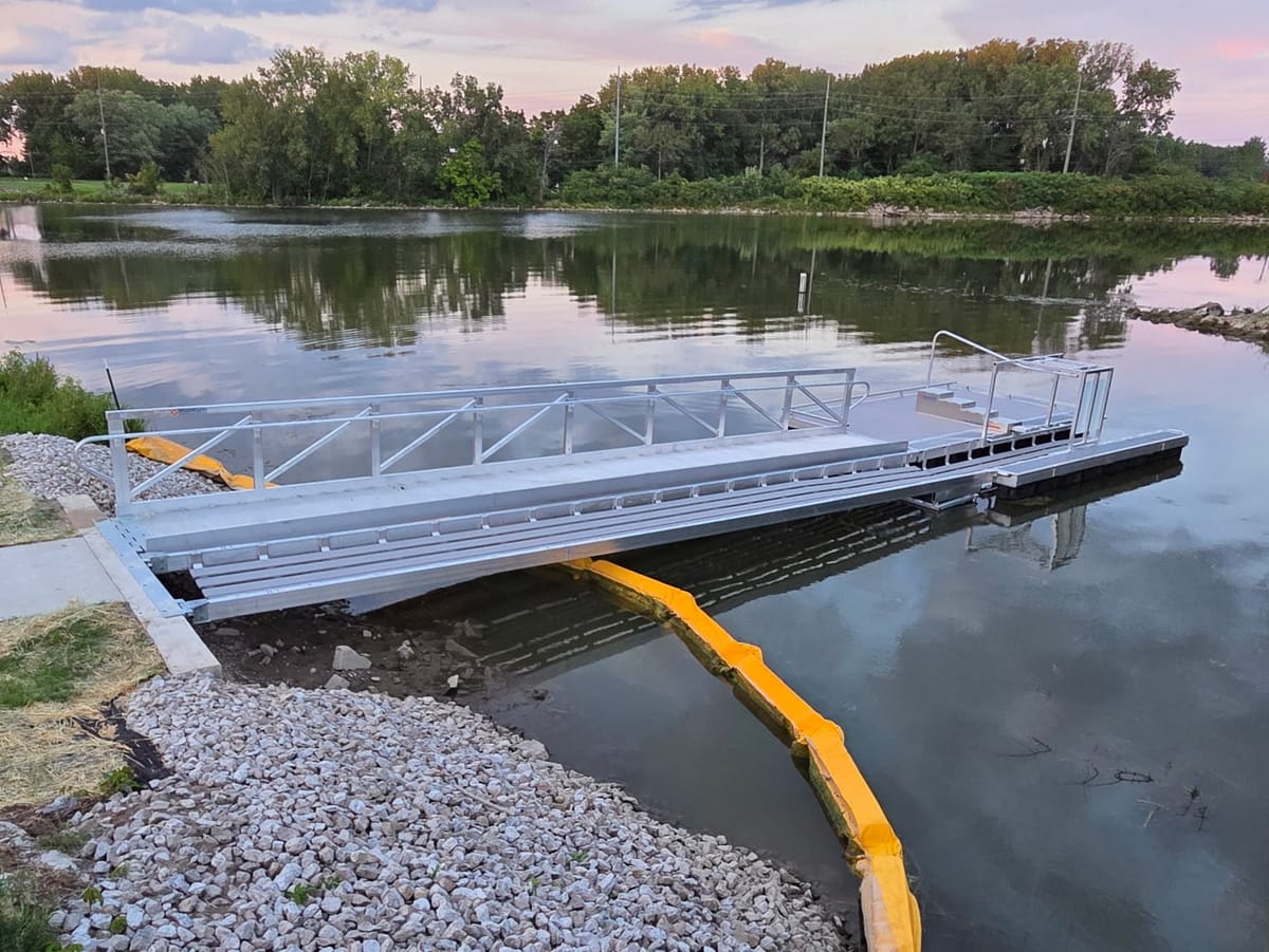 Hellenberg Park kayak launch on River Raisin after 27-month development